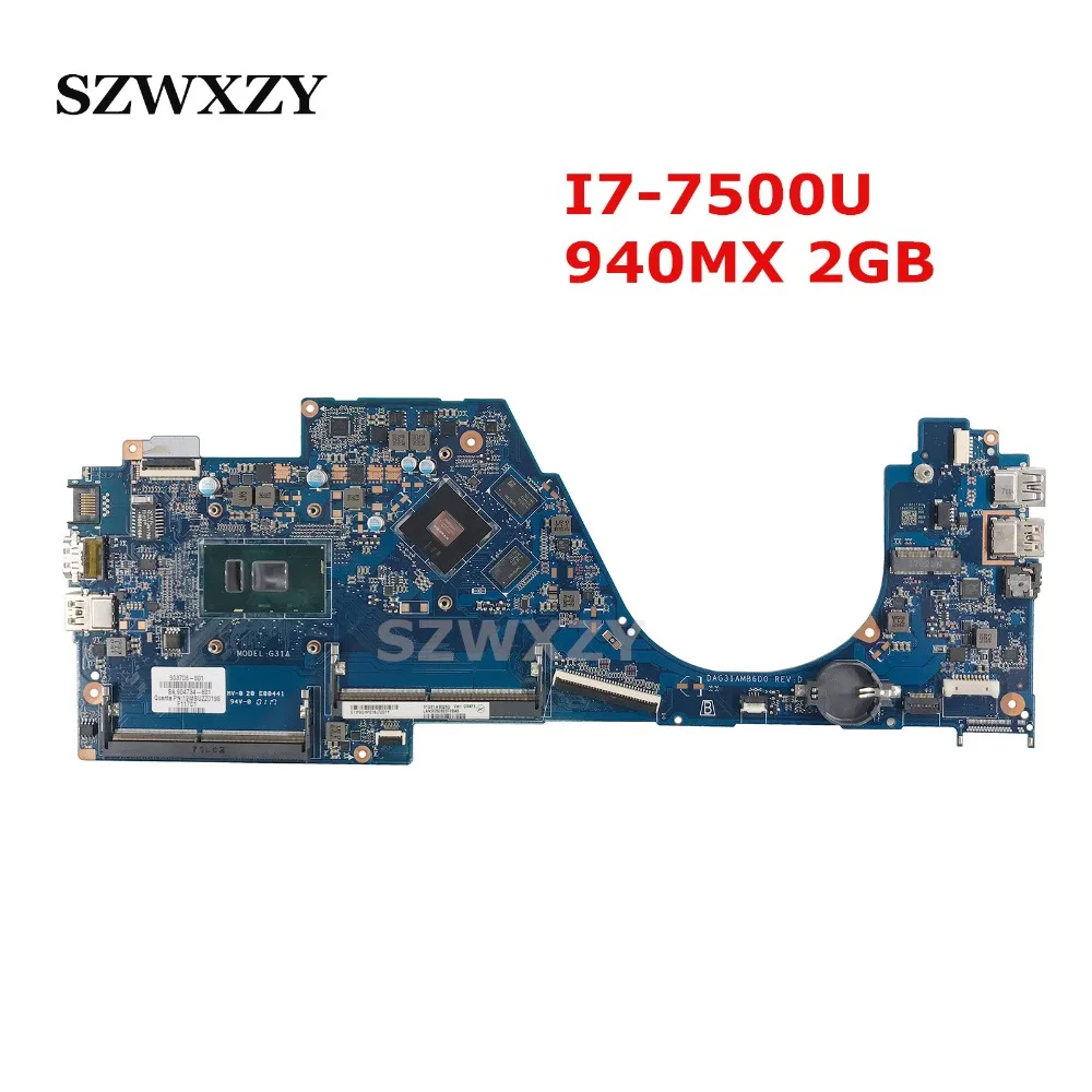 Материнская плата для ноутбука HP Pavilion 14-AL TPN-Q171 G31A 903706-601 904734-601 904734-001 с процессором