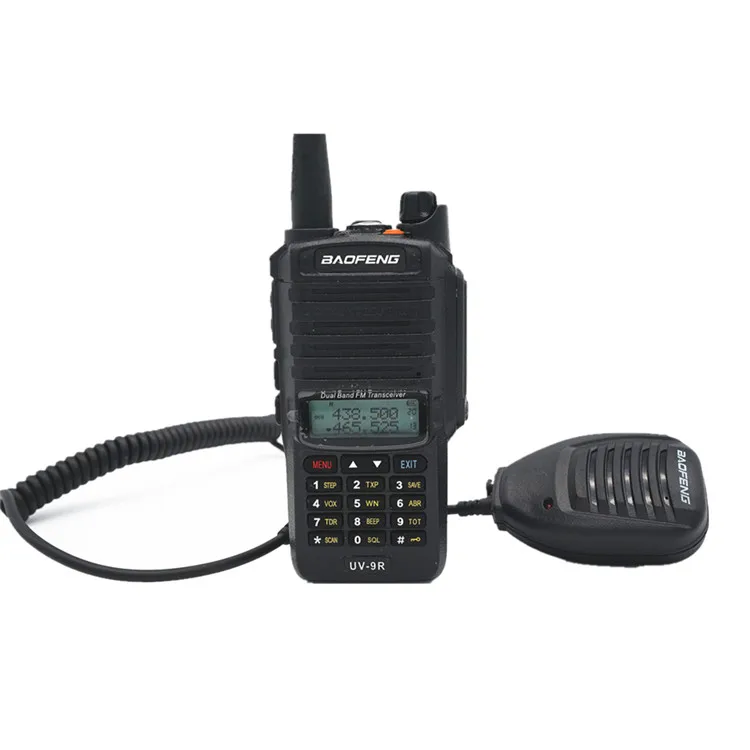 Baofeng UV-9R динамик микрофон Водонепроницаемый двухстороннее радио аксессуары для UV-9R плюс GT-3WP UV-5S Retevis RT6 рация
