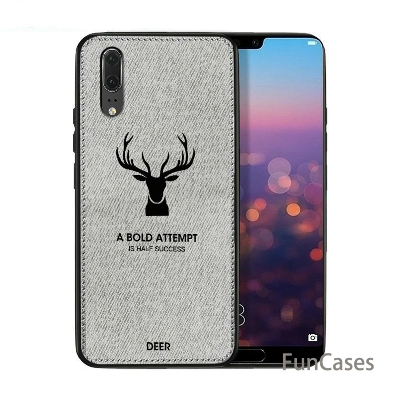 Тонкий Рождественский олень ткань чехол для телефона Huawei Honor 7X6X8 9 10 Роскошная