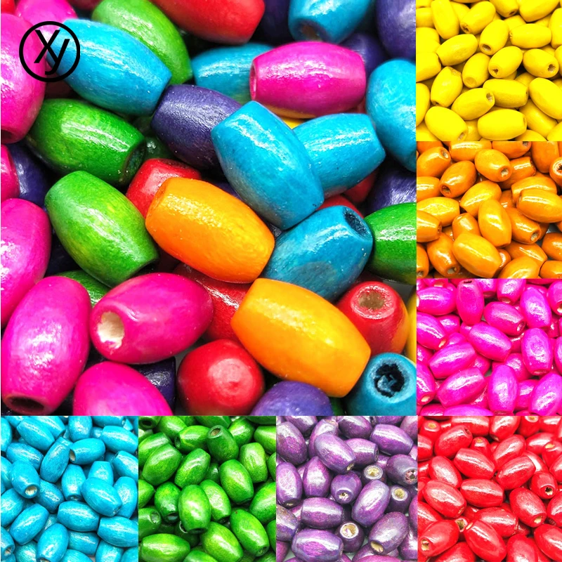 Бусины DIY 10*6/8*5 мм изготовление дешевых модных бусин ручной работы из цветного