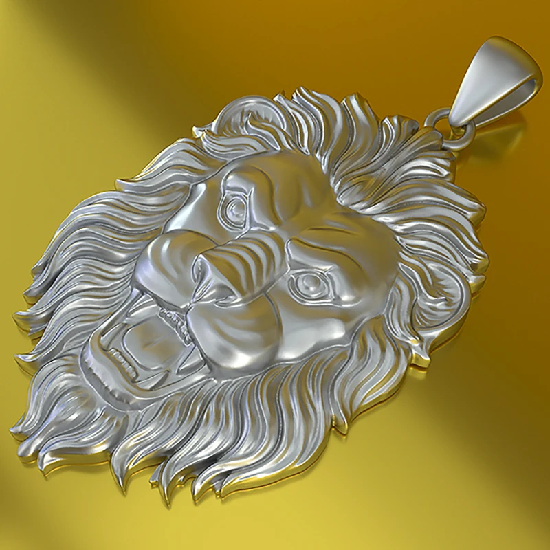 Стерлинговое Серебро 925 пробы ювелирное ожерелье с Львом подвеска в европейском