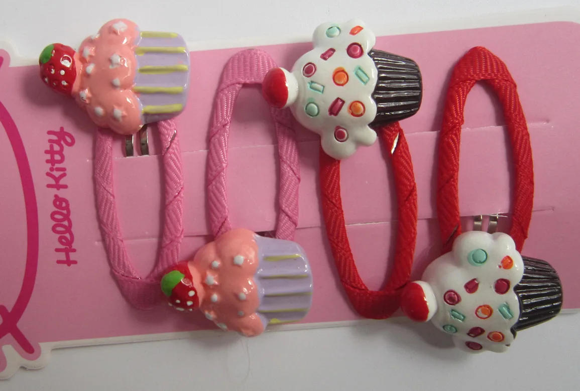 Модные детские головные уборы, Элегантные Заколки для волос hello kitty, резинки, резинки, аксессуары для волос, заколки резинки для волос для детей