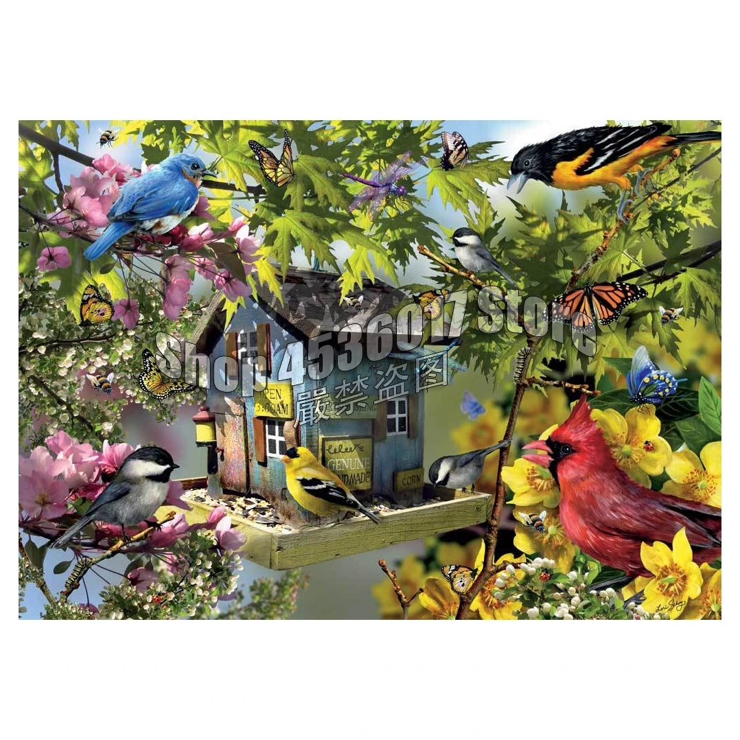 

5D DIY Diamond painting Cross stitch Birds Gardening & Flowers Butterflies & Insects Birdhouse Full embroidery Diamond mosaic