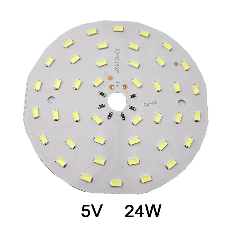 10 шт./лот 5 в светодиодный источник SMD5730 печатная плата освещения 100LM/W лампа 3 Вт 7 9