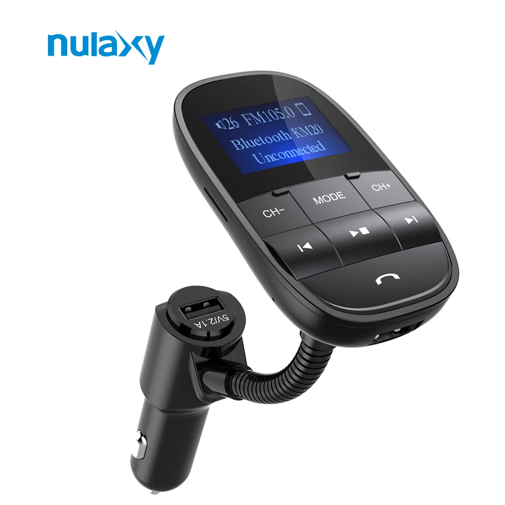 Nulaxy фм модулятор fm передатчик Беспроводной Bluetooth в автомобильный адаптер аудио MP3