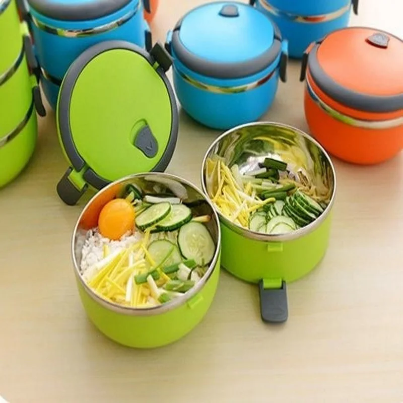 Hoomall 1 шт. школьная Коробки для обедов термос Еда с контейнеры Нержавеющая сталь