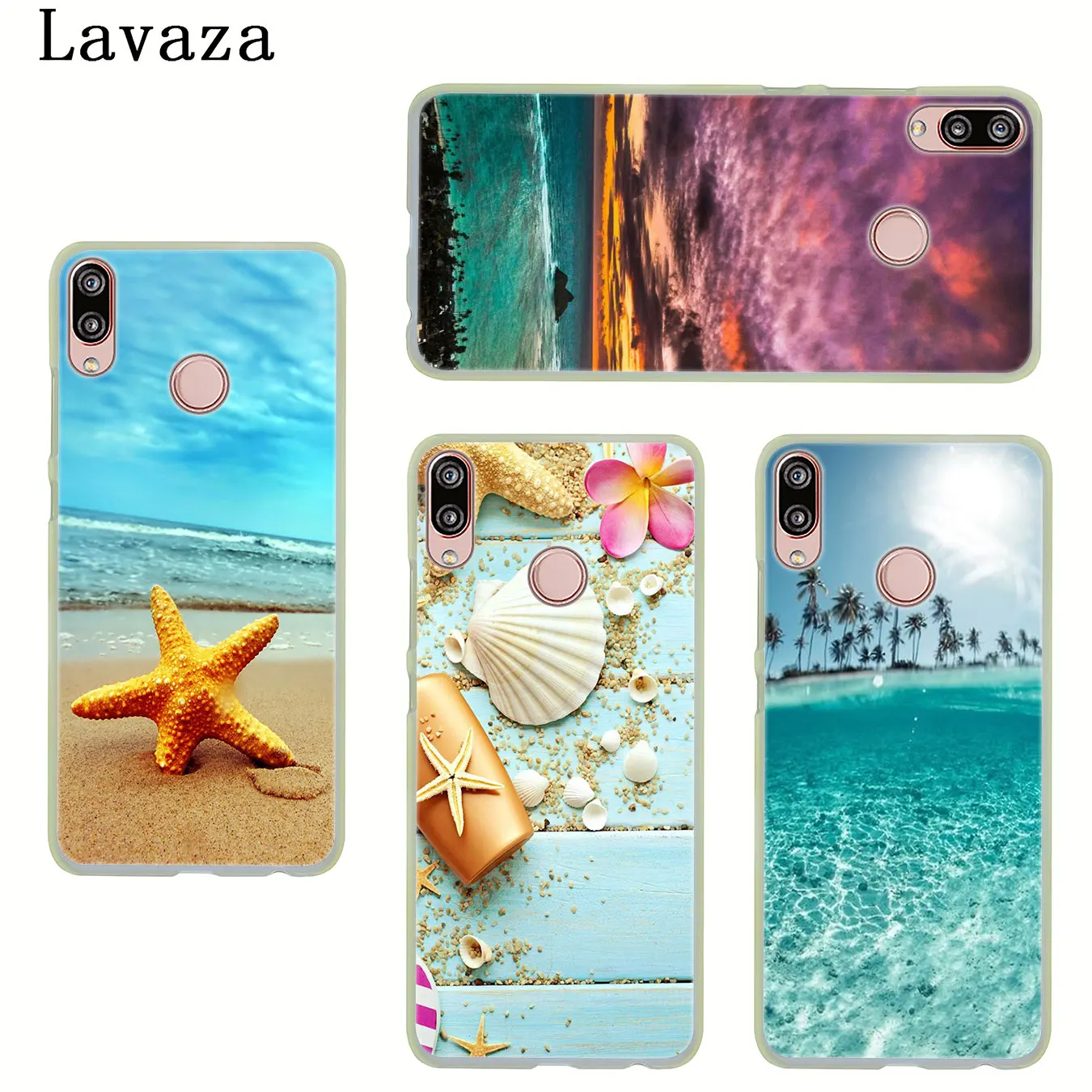 Твердый чехол для телефона Lavaza Clear Sea Sky Sandy beach Huawei Mate 30 10 20 Pro Lite Y6 Prime Nova 5I 4 3i 3 2i 2