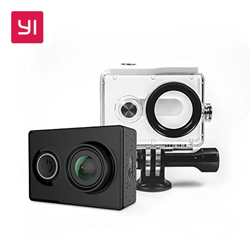 YI 1080P Экшн Камера Водонепроницаемым корпусом 16.0МП Угол 155 Градусов 3D Подавление