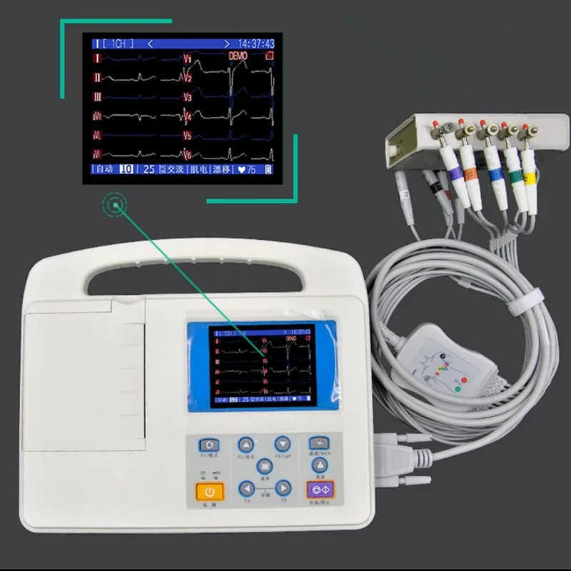 Совместим с Nihon Kohden ECG-1250, ECG-1350 кабель для ЭКГ с leadwires 10 leadwires медицинский кабель ЭКГ 4,0 банановый конец, ТПУ