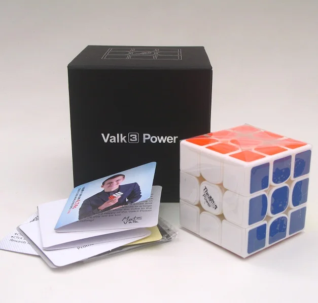 valk 3 power white Лучший популярный витеден 2x2x5 куб и Qiyi Mofang valk 3 power 3x3x3 головоломка волшебный 3x3 скоростной куб Обучающие игрушки Прямая поставка - Цвет: valk 3 power white