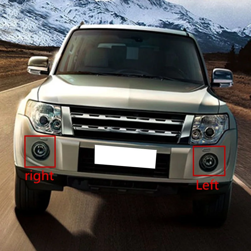 Автомобильные противотуманные фары для Mitsubishi pajero V93 V97 2007 2010 прозрачная