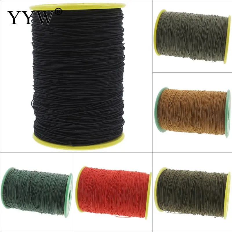 500mYards/Spool смешанный цветной вощеный хлопковый шнур 0 5 мм льняной пластиковая