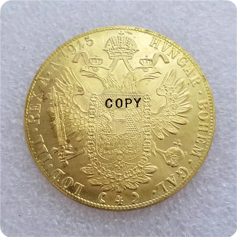 1873-1894 Австрия 4 Ducat золотая монета КОПИЯ