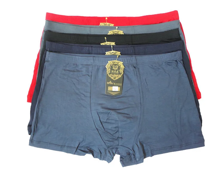 Мужское нижнее белье из бамбукового волокна короткие трусы большого размера