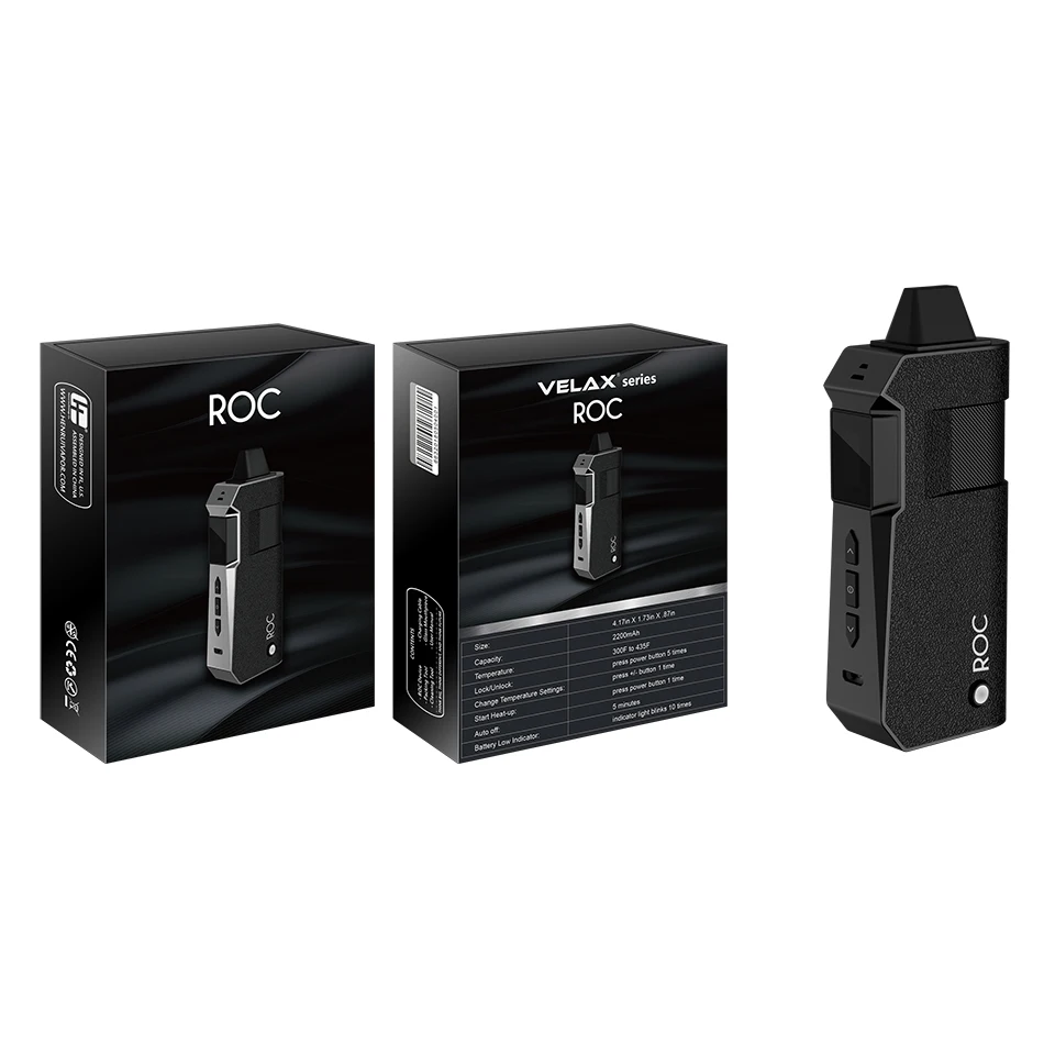 Оригинальный испаритель Henruivapor Roc H2 для сухой травы набор керамической