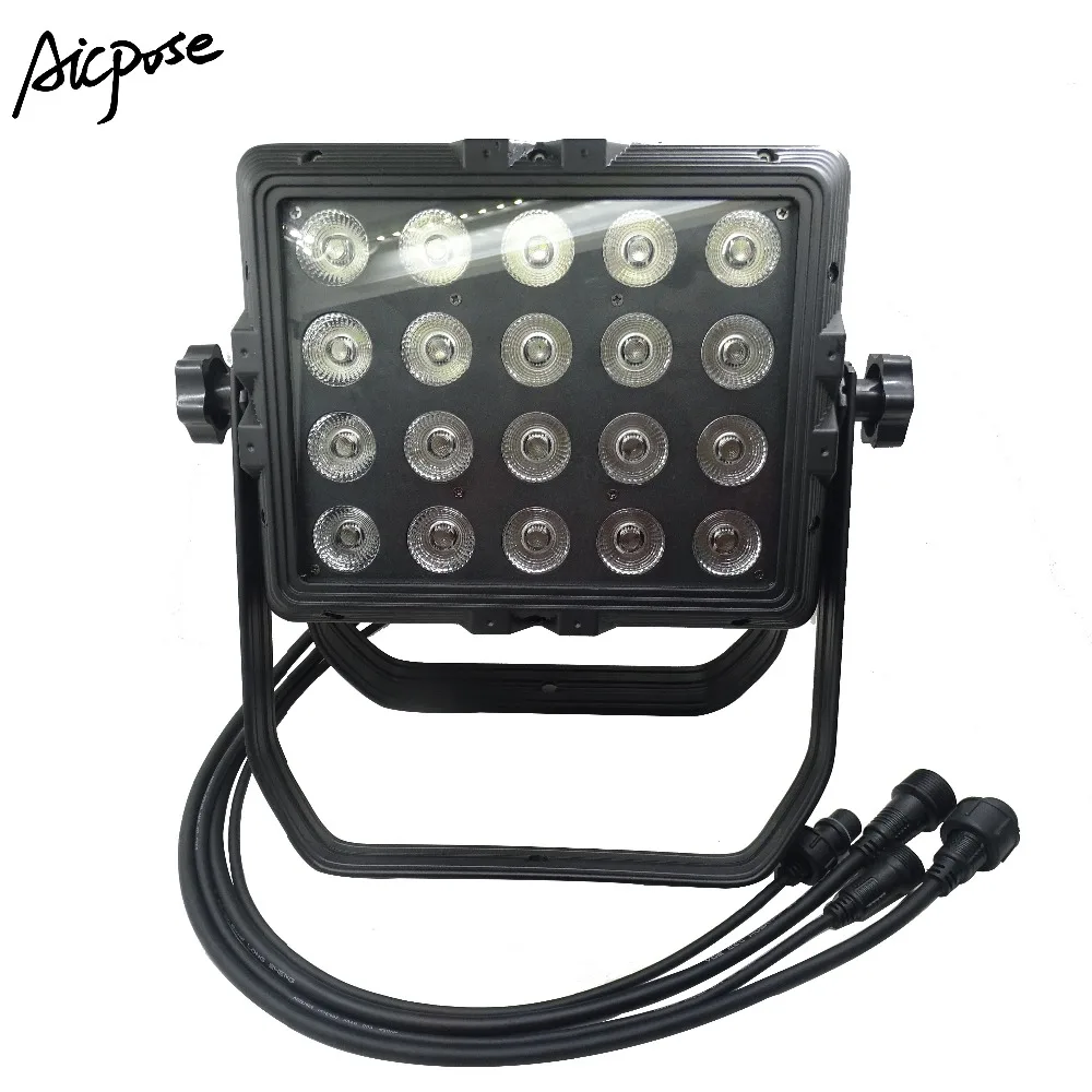 Уличный настенный светильник 20x18 Вт IP65 водонепроницаемая светодиодная лампа RGBW 4