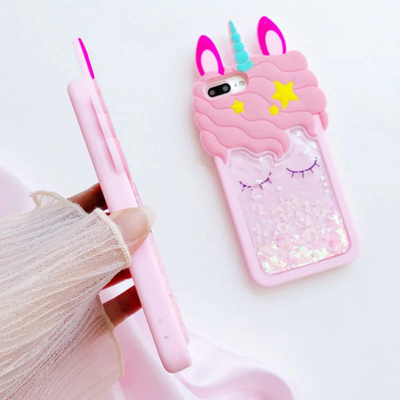 Милый чехол с сердечками и блестками для iPhone 12 mini 11 Pro Max 5S SE 6S 7 8 XR XS динамический