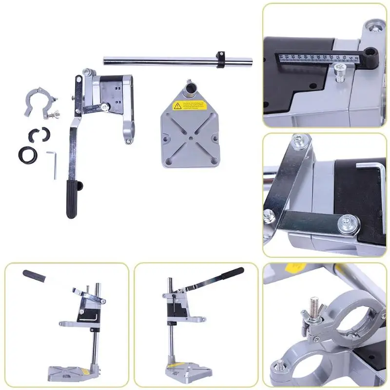 Алюминиевый сверлильный Стенд с одной/двойной головкой держатель для