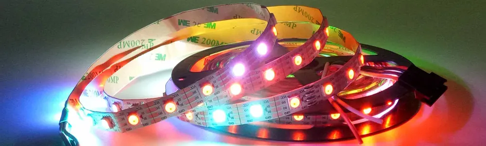 DC12V WS2815(WS2812B WS2813 обновление) RGB светодиодные пиксельные полосы, индивидуально адресуемый белый PCB двухсигнальный светодиодный светильник