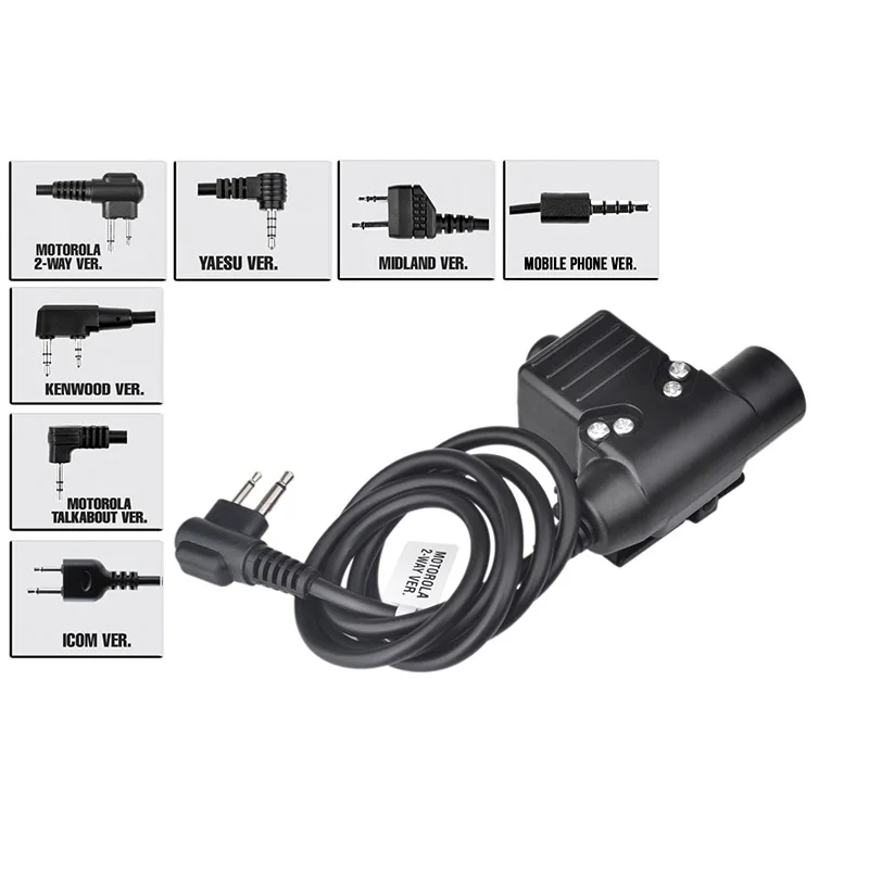 SEIGNEER Z тактические наушники U94 PTT для Motolora talkaоколо/2 way/Kenwood/ICOM/Yaesu/Midland BaoFeng UV 82 радио