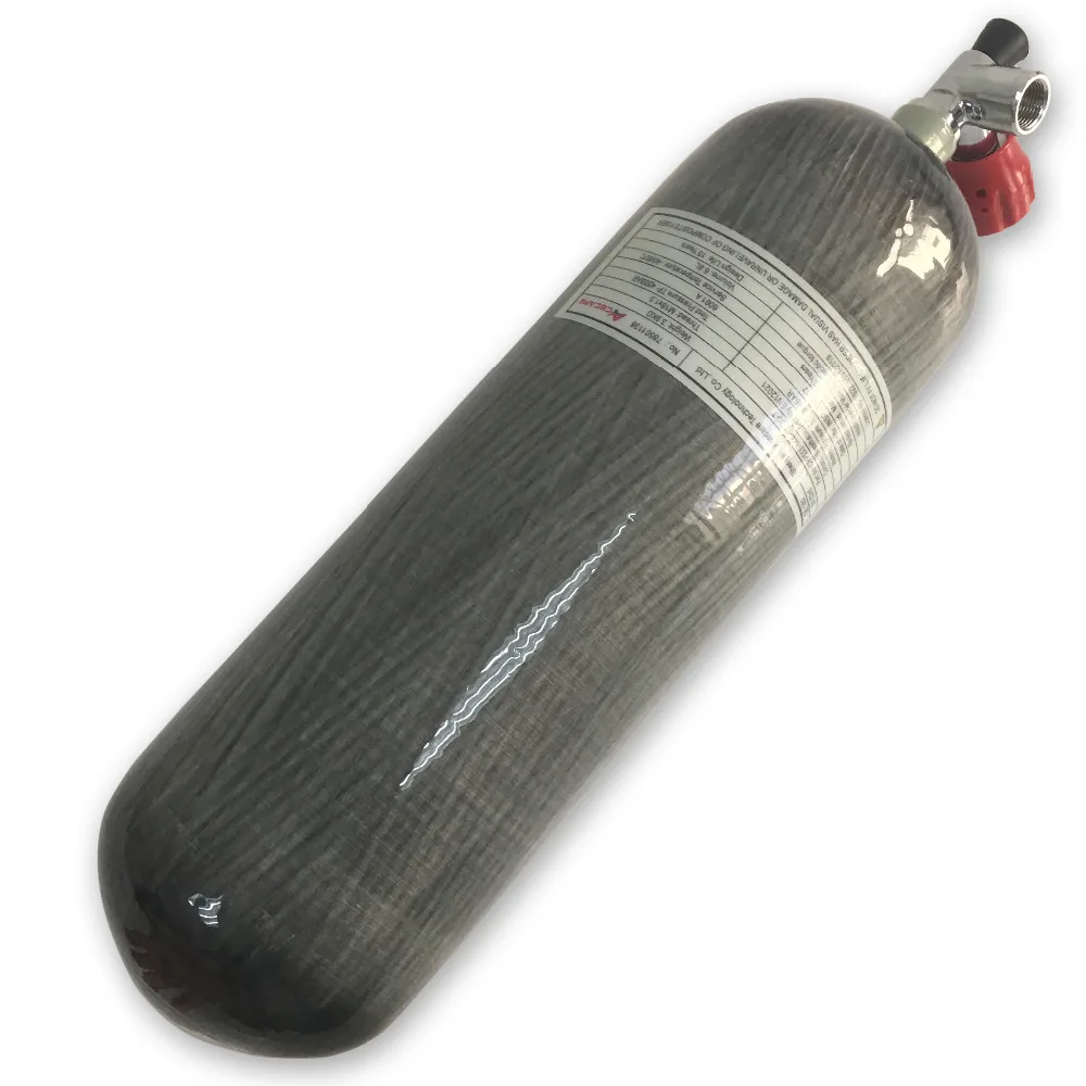 Воздушный дышащий 6.8L 300bar 4500psi SCBA газовый баллон для угольной шахты спасательный с