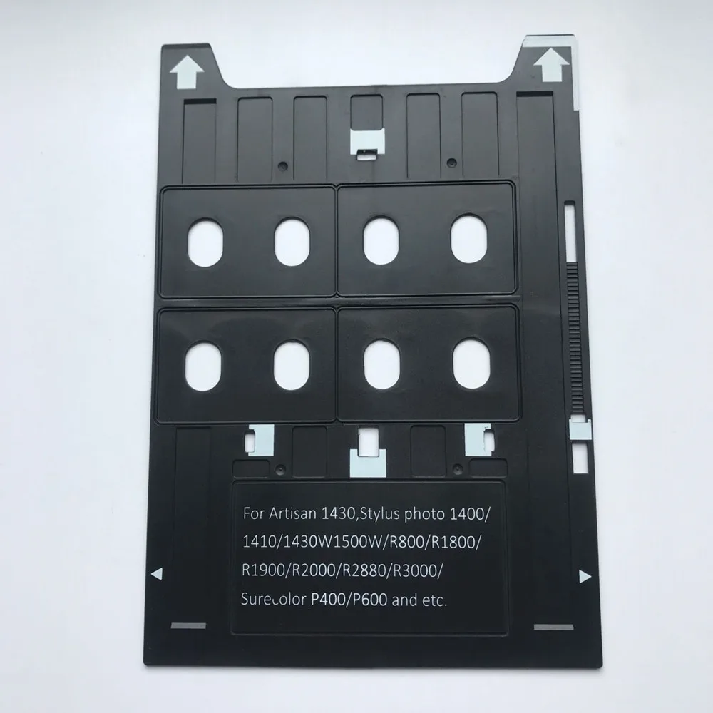Inkjet PVC ID Card Tray for Epson Artisan 1430,1430W,1500W,R2000,R2880 Printing 4 cards once time for printing blank pvc cards
Inkjet PVC ID Card Tray for Epson Artisan 1430,1430W,1500W,R2000,R2880 Printing 4 cards once time for printing blank pvc cards