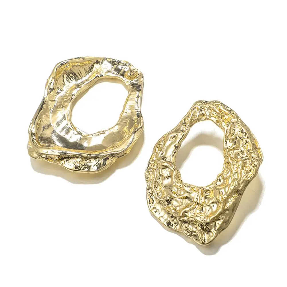 2019 модные Необычные круглые массивные женские серьги гвоздики вечерние