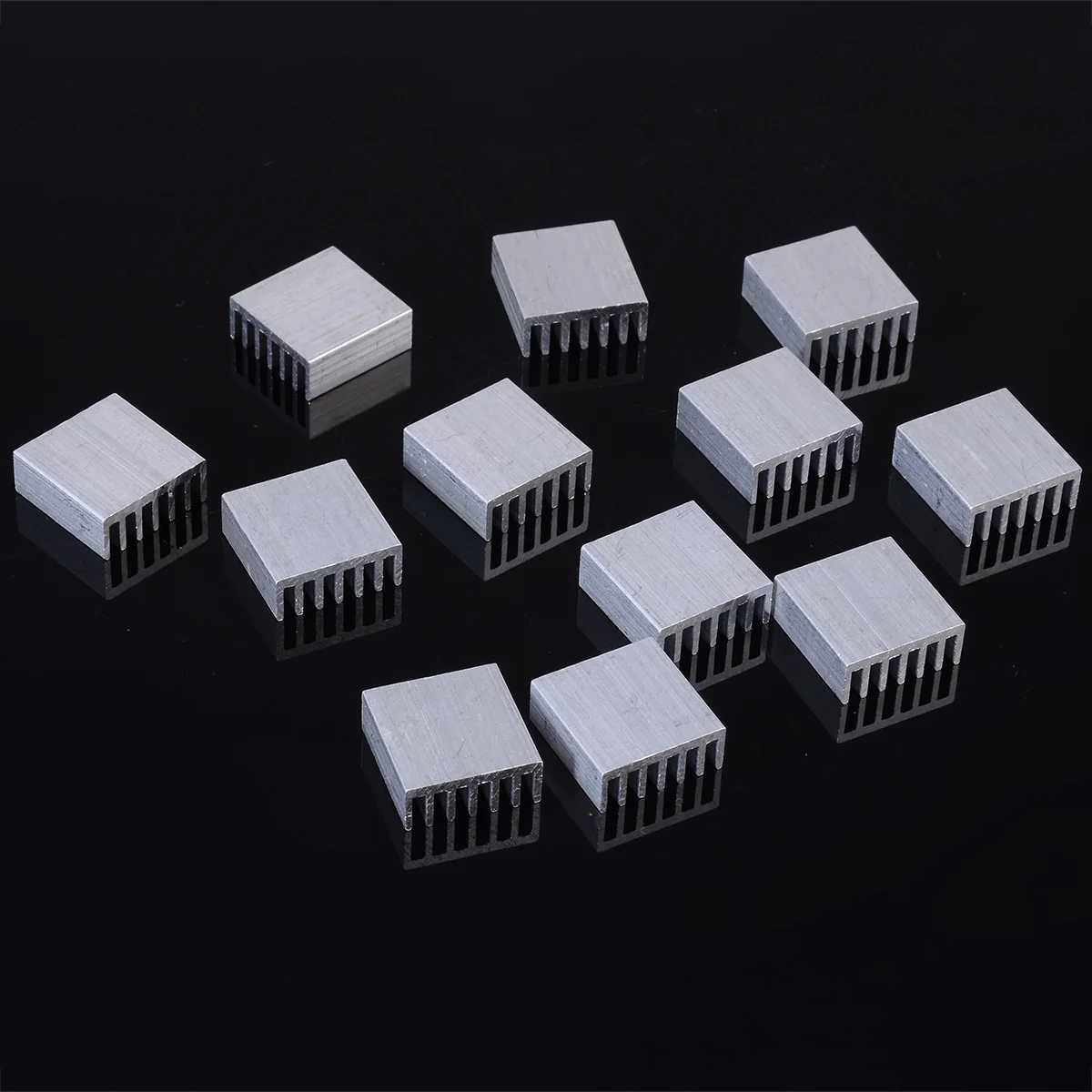 

12pcs Extruded Aluminum Heatsink Heat Sink for Computer LED Electronic Chip Radiator Cooler Cooling 14x14x6mm