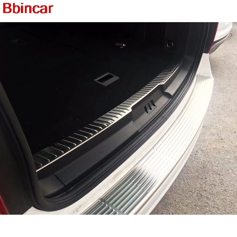 Bbincar, накладка на задний багажник из нержавеющей стали, Накладка на порог, украшение для автомобиля, аксессуары для Ford Expedition