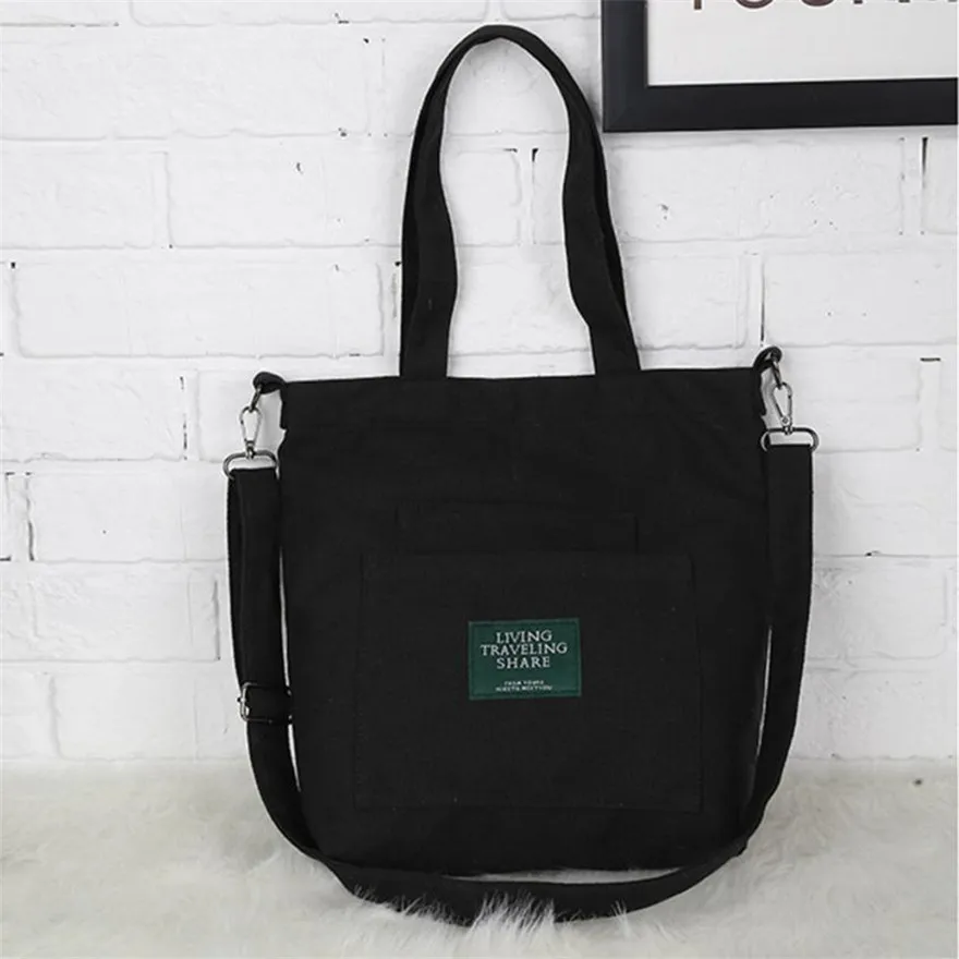 MOLAVE Handbag bag female Solid bags for women Zipper Women's Fashion Canvas Crossbody Shoulder Bags Large Totes Apr7 | Багаж и сумки