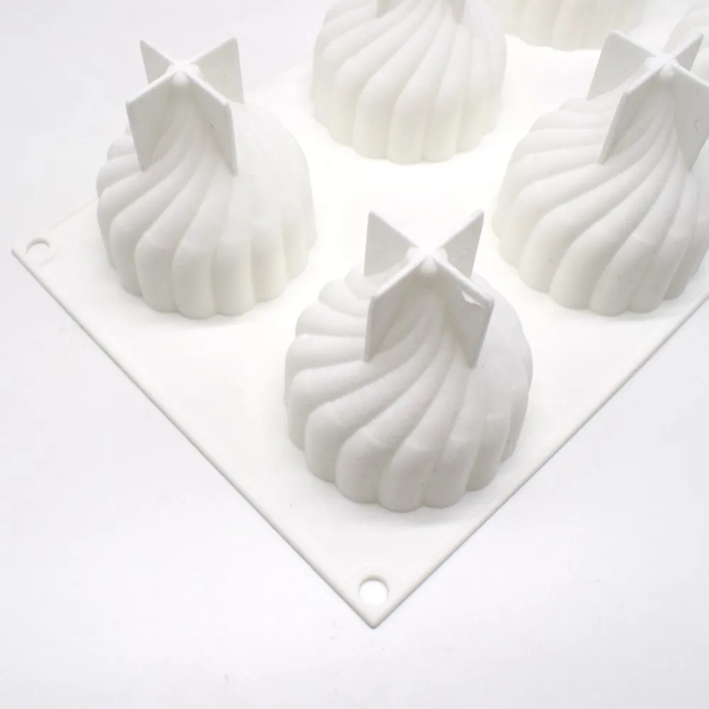 6 силиконовые полости форма для выпечки торта сковорода стаканчики кексов