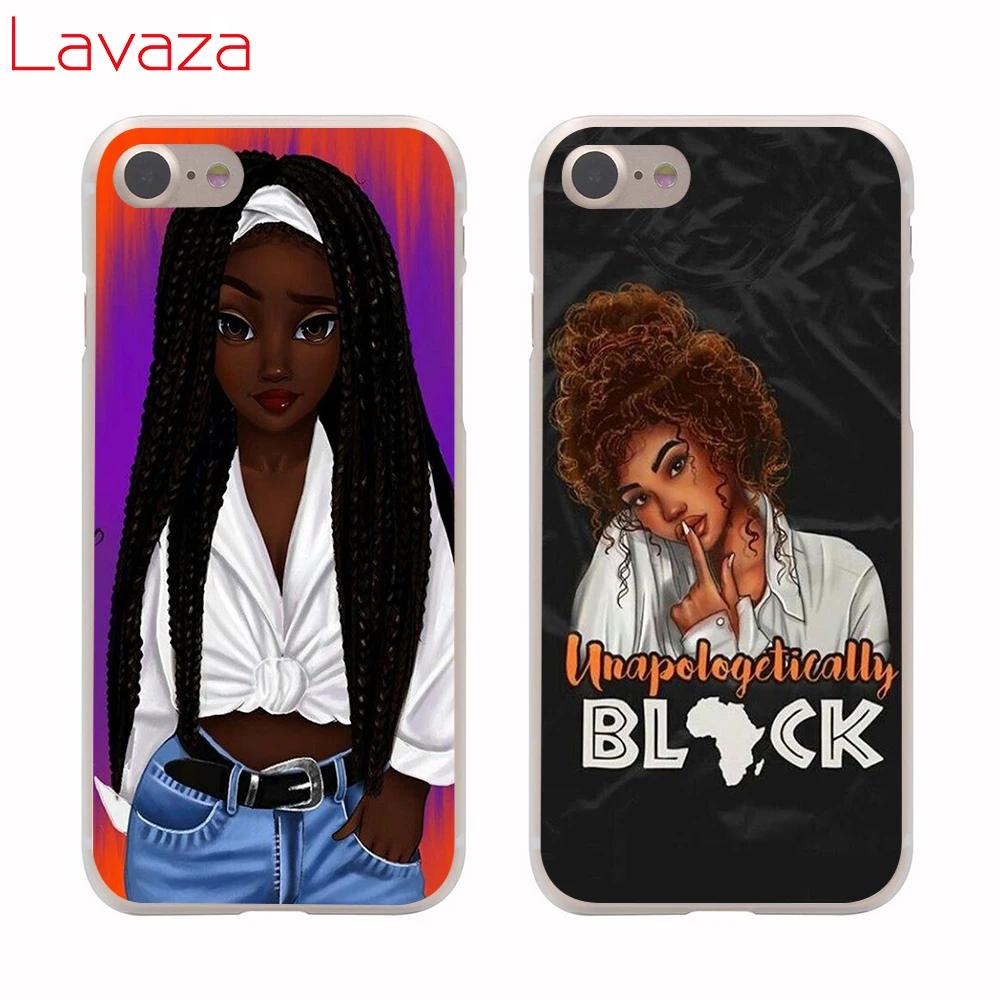 Lavaza Black Girl Magic Melanin Poppin Жесткий Чехол для Apple iPhone 6 6s 7 8 Plus X 5 5S SE чехол XS MAX