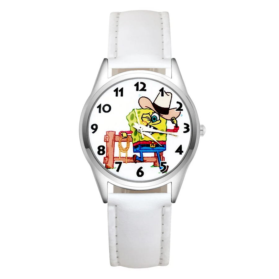 Cartoon Cute style Children's Watches Kids Students girls Quartz Leather strap Wrist Watch JC54 | Наручные часы