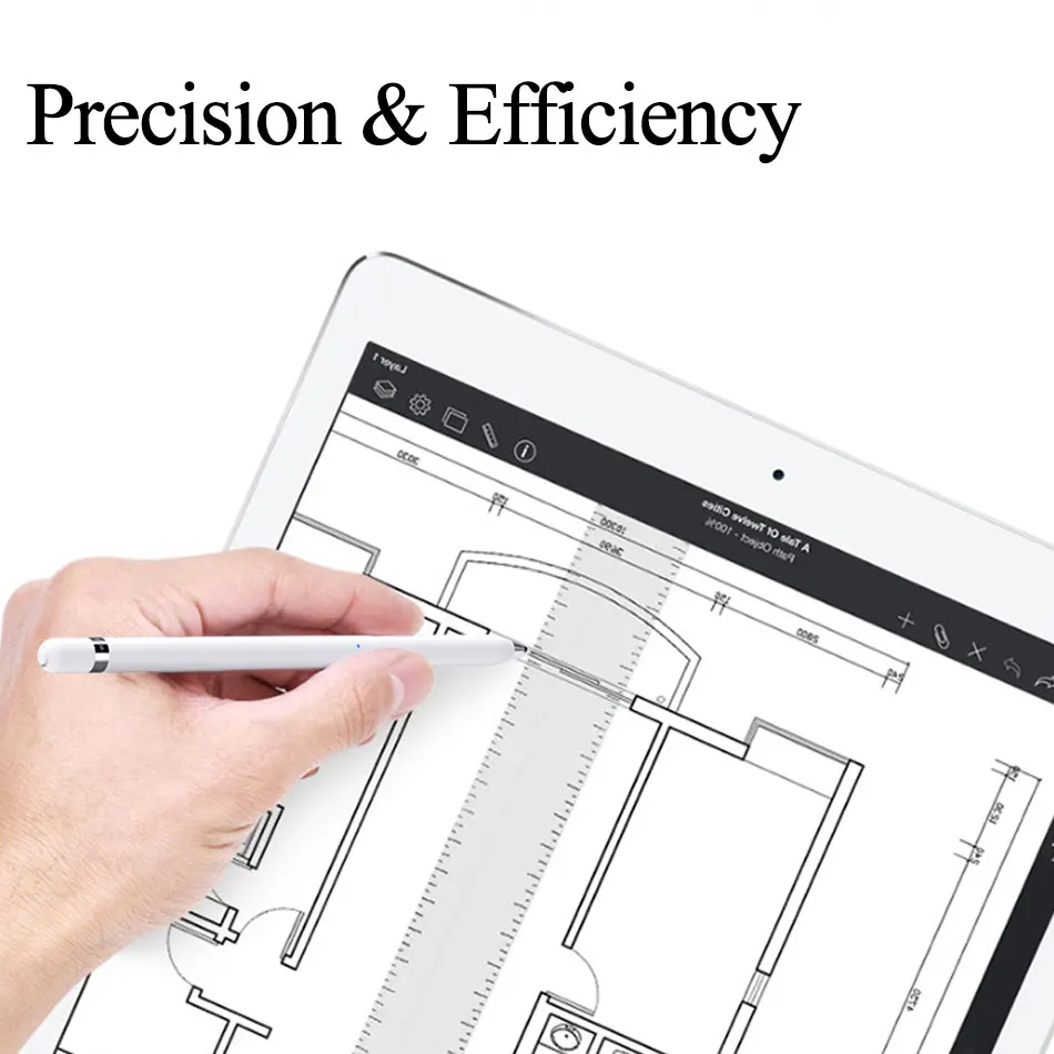 WIWU планшет стилус для Apple iPad Pro 9,7 10,5 12,9 высокоточный сенсорный карандаш для iPhone перезаряжаемый стилус ручка для планшета