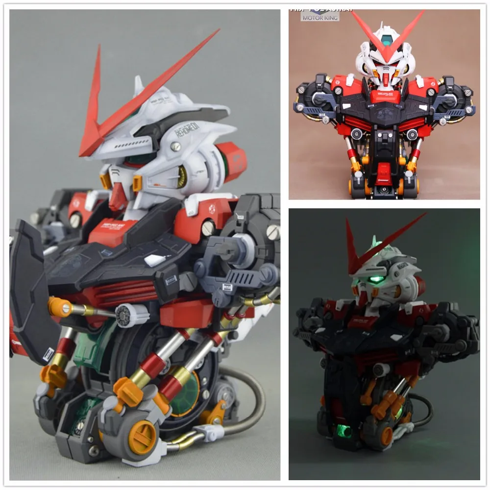 Модель MK MotorKing 1/35 MBF P02 с красной рамкой Gundam бюст голова со светодиодами *|Игровые
