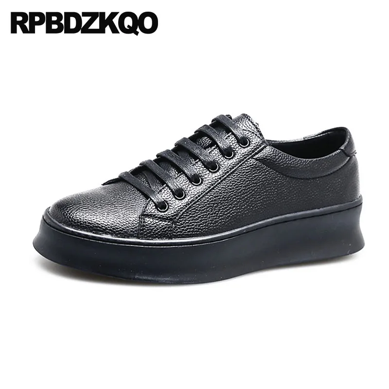 Черные кроссовки скрытое увеличение высоты для катания на коньках белые удобные