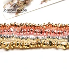 Розовое золото круглый ограненный гематит чипы Размер 4-8 мм в ромбик для Форма драгоценного камня с высоким качеством для изготовления ювелирных изделий, Лидер продаж, бесплатная доставка