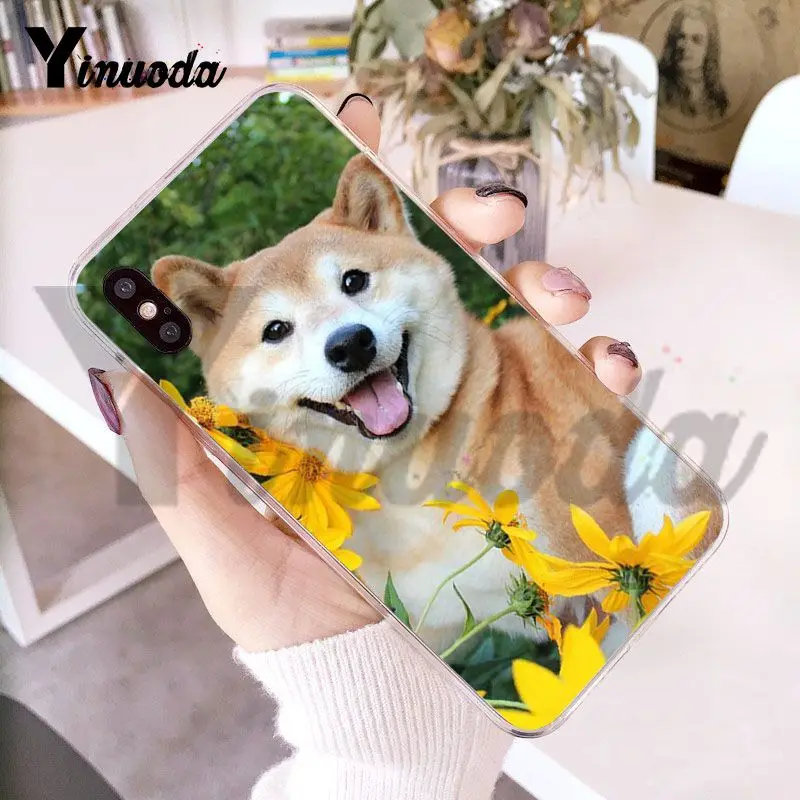 6 Yinuoda Шиба ину забавная собака Coque Shell аксессуары для телефонов Чехол для iPhone 6S 6plus 7plus 8 8Plus X XS XR11 11pro 11promax - Цвет: 6