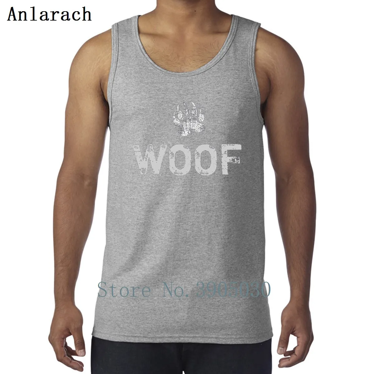 Gay Bear Pride Distressed Bear Paw Woof жилет круглый вырез веселый принт Солнечный свет майка Мужская Спортивная одежда