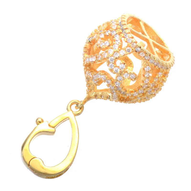 Аксессуары для ювелирных изделий подвески в виде короны из блестящего циркония