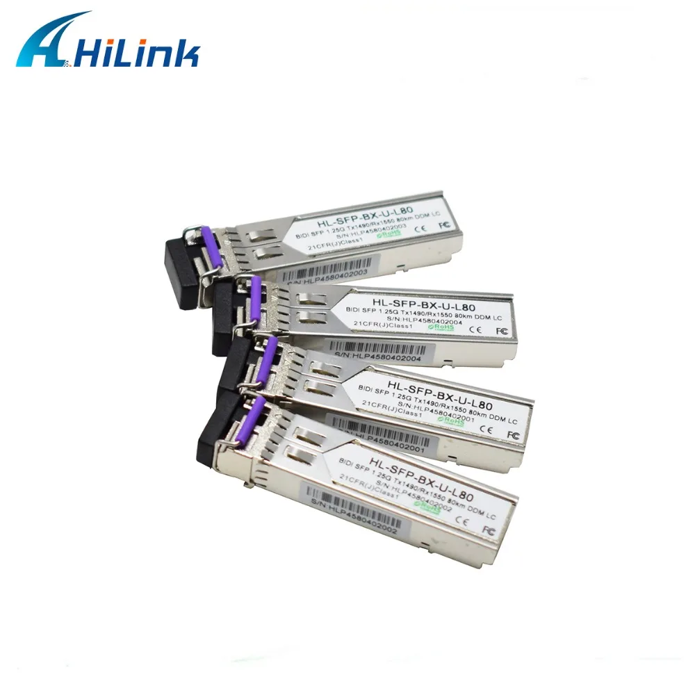 Бесплатная доставка Оптический Трансивер SFP 1 25G WDM BIDI 80km 1490nm/1550nm DDM LC/модуль SC|sfp