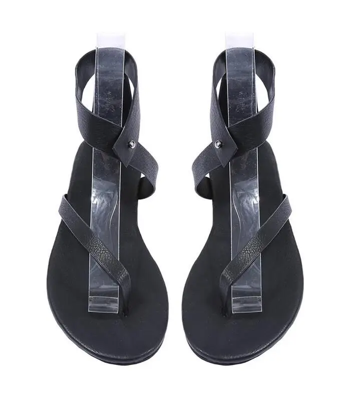 Сандалии женские в рыбацком стиле босоножки на плоской подошве ремешок