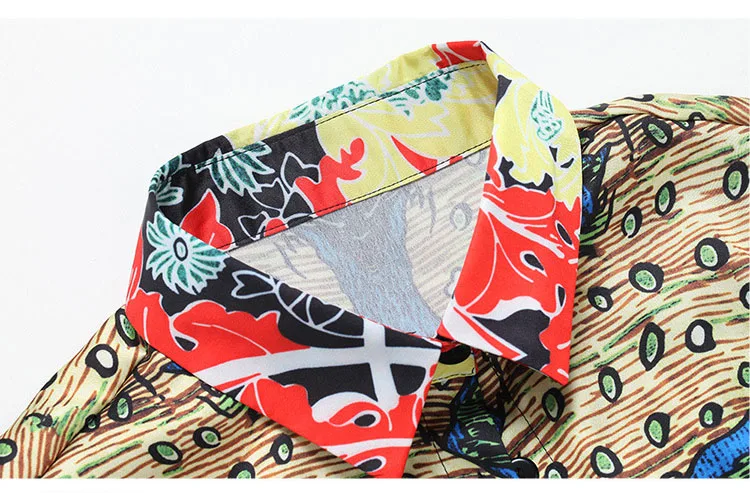 Новые женские хлопковые рубашки рубашка с длинными рукавами Женщины печати