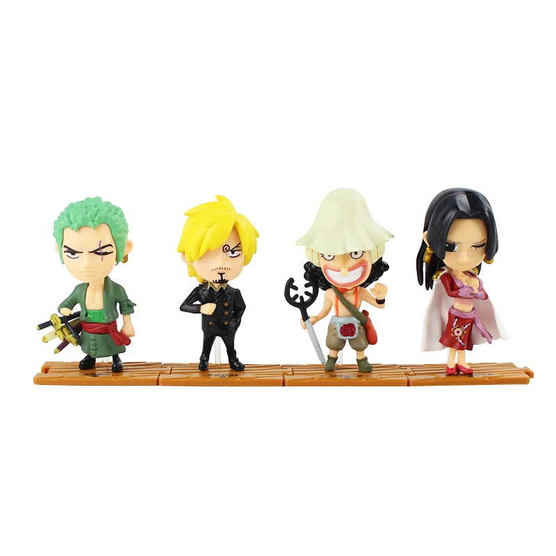 Экшн фигурки Hancock Luffy Sanji Zoro Nami Robin Brook Chopper Franky Usopp аниме игрушки модели 10