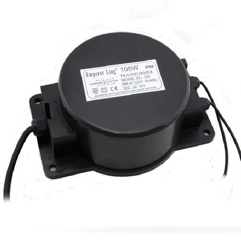 Ac12v 24v 15/30/60/100/200/300/400 Вт светильник ing трансформаторы высокое качество светодиодный светильник драйвер Водонепроницаемый трансформатор 220 В до 12 В Мощность