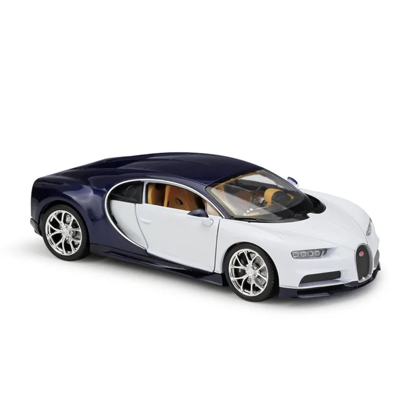 Welly 1:24 Bugatti Chiron Супер спортивный автомобиль литья под давлением модель автомобиля игрушечный автомобиль
