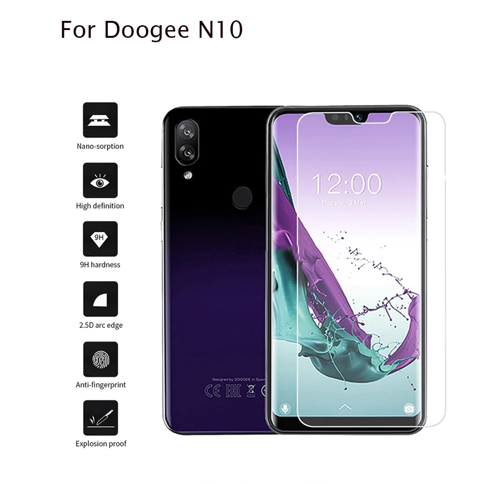 Закаленное стекло Для Doogee N10 N 10 5 84 &quot защитная пленка на переднюю панель Защитная