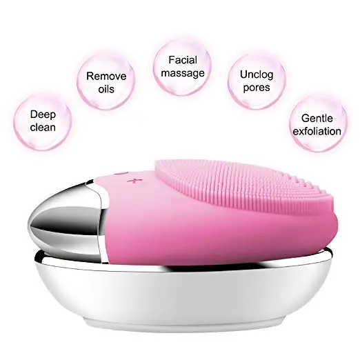 Electric Bath Brush Waterproof Body and Facial Cleansing Long Handle Sonic Scrubber for Deep Cleaning |