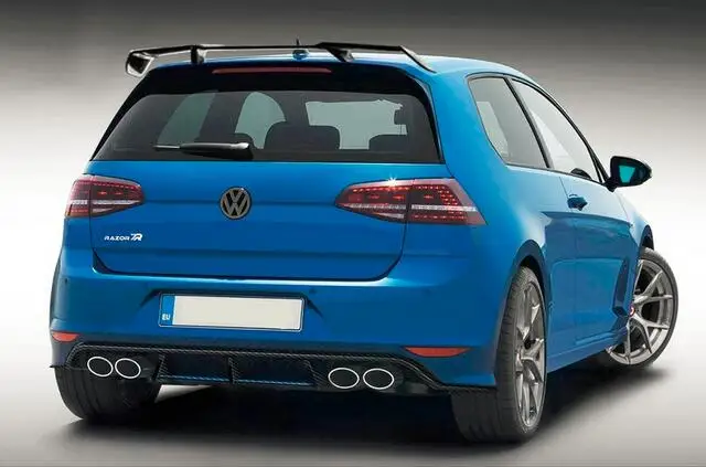 RevoZport Razor7 style задний спойлер на крыло крышу для Volkswagen GOLF7 MK7/GTI/R-line требуется