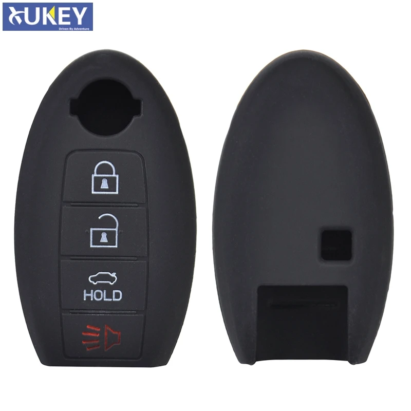 Силиконовый чехол с 4 кнопками для Nissan 370Z Altima Maxima Murano Rogue Sentra Versa Titan|key case for car|car key